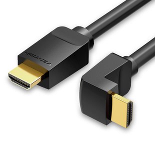 Кабель HDMI-HDMI v.2.0 Vention 4K 60Hz 18Gbps 30AWG 90 HDR Video gold-plated AAR-A фото