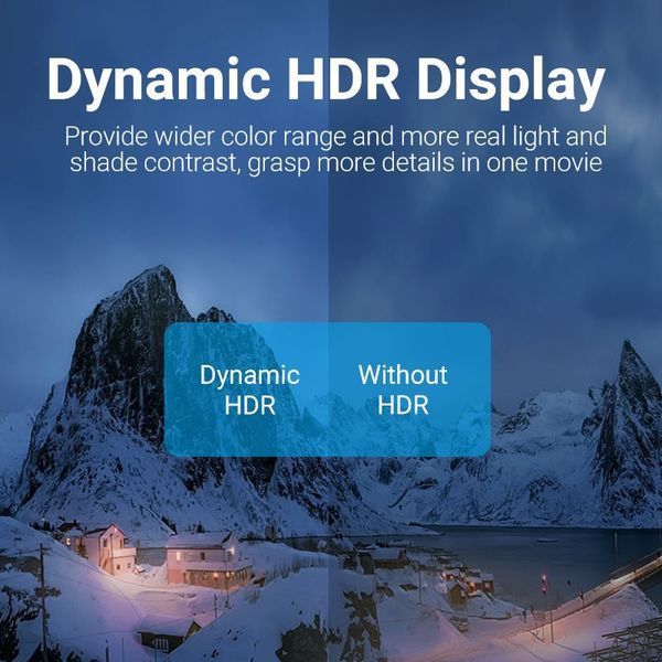 Кабель Vention HDMI-HDMI V2.1 (M/M) Cotton Braided 8K 60Hz 4K 120Hz 48Gbps Silver  ALCIH фото