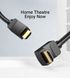 Кабель HDMI-HDMI v.2.0 Vention 4K 60Hz 18Gbps 30AWG 90 HDR Video gold-plated, 1m