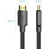Кабель Vention HDMI-HDMI v.2.0 Vention 4K 60Hz coton ALLBL фото