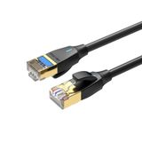 Патч-корд RJ45-RJ45 Vention LAN CAT8 SFTP 40Gbps 2000MHz Copper PVC Round Slim IKIBH фото