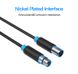 Кабель Audio XLR-XLR Vention PVC M/F nickel-plated, 1m