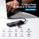 USB HUB Vention 5 в 1 Type-C-HDMI-USB-PD 4USB 3.0 100W 4K 60Hz 5Gbps, 0.15m