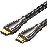 Кабель HDMI M - M, 3.0 м, V2.0, 4K 60Гц, обплетення, Zinc Alloy Type ALMBD фото