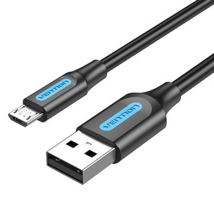 Кабель USB-MicroUSB Vention PVC 3A 480Mbps nickel-plated COLBC фото