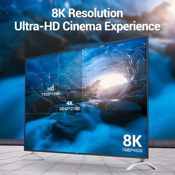 Кабель HDMI-HDMI v.2.1 Vention PVC Shell 8K 60Hz 4K 120Hz 48Gbps HDR 3D AANBG фото