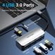 USB HUB 5 в 1 Vention Type-C-USB-MicroUSB 4USB 3.0 2A 5Gbps, 0.15m