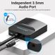 Адаптер MicroHDMI-VGA v.1.4 Vention 1080P 60Hz 0.15m 3.5 audio microusb power Black (AGBBB), 0.15m, Чорний