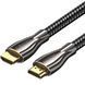 Кабель HDMI M - M, 3.0 м, V2.0, 4K 60Гц, обплетення, Zinc Alloy Type, 0.5m
