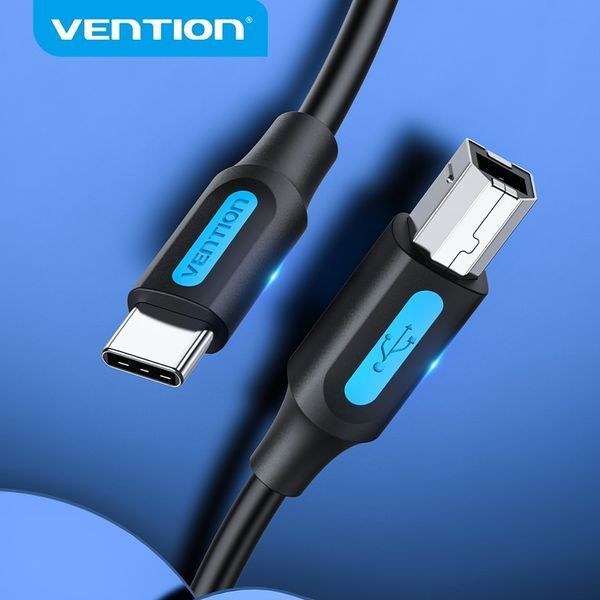 Кабель Type-C-Type-B 2.0 Vention F/F PVC 2A 480Mbps Printer CQUBH фото