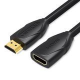Подовжувач HDMI-HDMI v.2.0 Vention F/M PVC Shell 4K 60Hz 18Gbps gold-plated VAA-B06-B100 фото