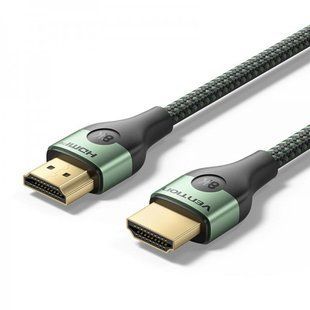 Кабель HDMI-HDMI v.2.1 Vention 8K 60Hz 4K 240Hz/144Hz/120Hz 48Gbps PVC Braided Ultra ALOGI фото