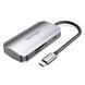 USB HUB 6 в 1 Vention Type-C-SD-TF-USB 3USB 3.0 1Type-C 3.1 PD 100W 5Gbps, 0.15m