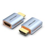 Адаптер HDMI-HDMI 2.1 Vention F/M Aluminum Alloy 8K 60Hz 4K 120Hz 2K 144Hz 48Gbps gold-plated Blue (AIVBO) AIVHO фото