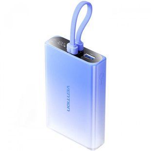 Повербанк УМБ Vention 10000 mAh 22,5W PD, USB-A, USB-C In/Out, Lightning In/Out FHZL0 фото