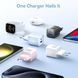 Зарядний пристрій Vention 2xUSB 30W (USB-A/USB-C) + USB-C cable М-М, Чорний