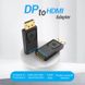 Адаптер DisplayPort-HDMI Vention F/M 4K 30Hz Upgraded gold-plated Black (HBKB0-A), Чорний