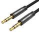 Кабель Audio Aux 3.5мм-3.5мм Vention F/F Fabric Braided gold-plated, 1.5m