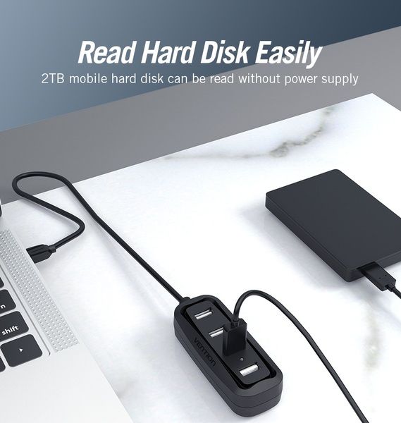 USB HUB Vention USB-USB 4USB 2.0(VAS-J43-B015) VAS-J43-B015 фото