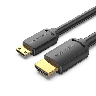 Кабель HDMI-miniHDMI v.2.0 Vention Metal GND 4K 60Hz 18Gbps HDR Video Dolby Audio AGHBF фото