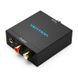 Адаптер Audio Toslink-3.5мм Vention Coaxial/2RCA Digital to Analog gold-plated